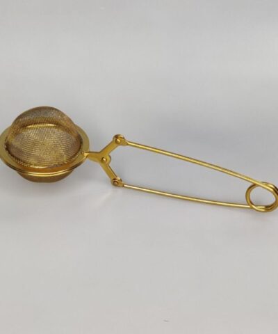 Filtro pinza dorado.