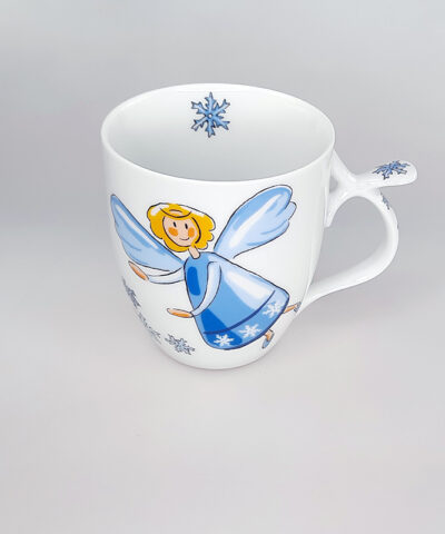 TAZA ÁNGEL COPO DE NIEVE