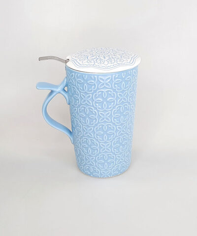 TAZA "RAJA" AZUL CIELO