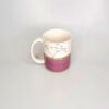 TAZA FLOR DIENTE DE LEÓN MORADO Y BLANCO