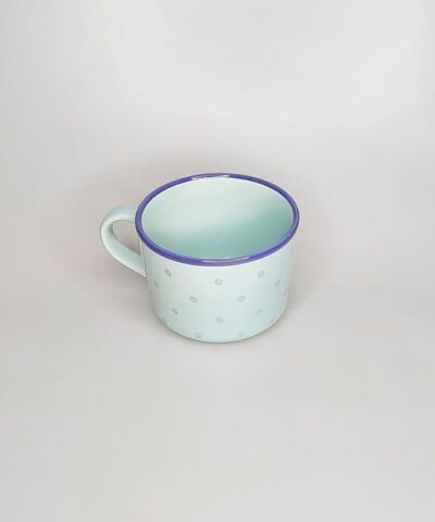 TAZA LUNARES AZUL Y MENTA