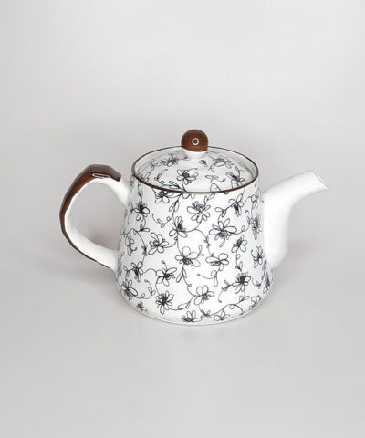 JUEGO DE TÉ PORCELANA JAPONESA FLORES FURAWA 01