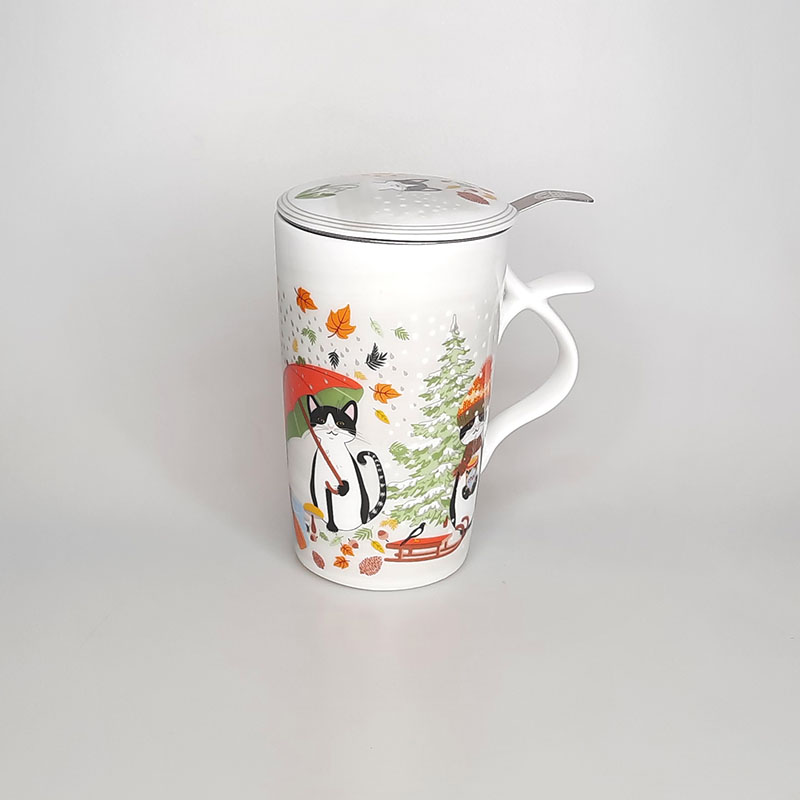 TAZA ALTA GATO CUATRO ESTACIONES 01 TAZA ALTA GATO CUATRO ESTACIONES 01