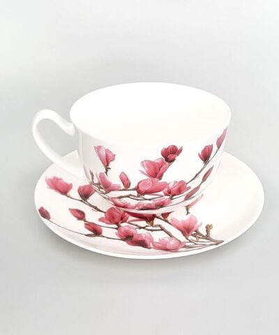 Taza y Plato Magnolia 1