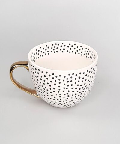 Taza Corina Asa Dorada Puntos