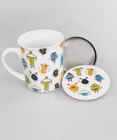 Taza Tapadera y Filtro Monstruitos 02
