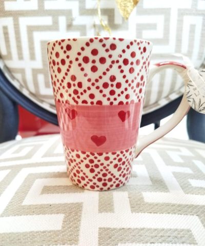 Taza Cenefa Corazones