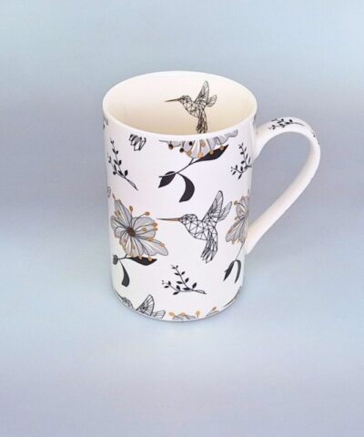 TAZA PÁJAROS GEOMÉTRICOS