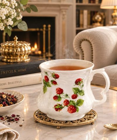 Taza Victoriana Fresas