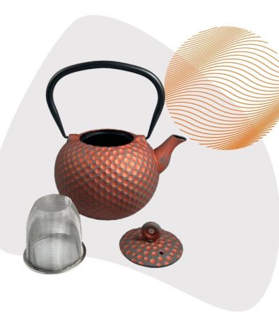 Alternative view of Tetera Hierro Fundido Vintage Cobre