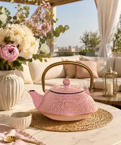 Tetera Hierro Miyako Rosa