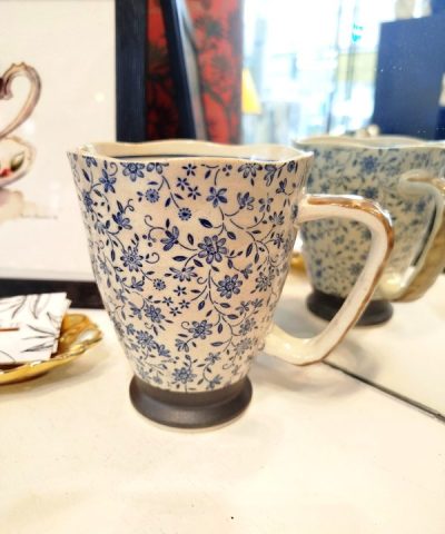 Taza Artesanal Japonesa Azul