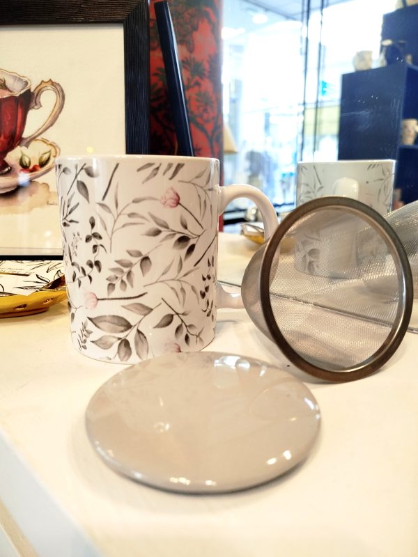 Taza con Filtro Flores de Primavera